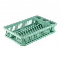 Сушилка для посуды М-пластика М 1174 ФИСТАШКОВЫЙ - фото