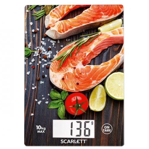 Весы кухонные Scarlett SC-KS57P37 лосось