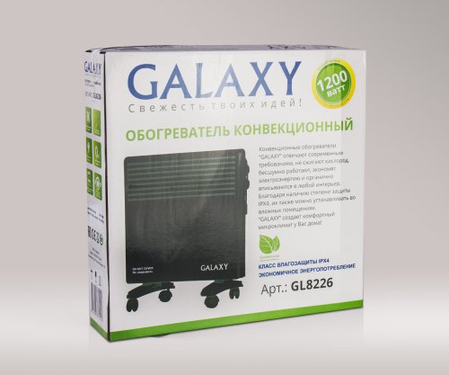 Конвектор Galaxy GL 8226 черный