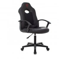 Кресло игровое Zombie 11LT черный текстиль/эко.кожа - фото