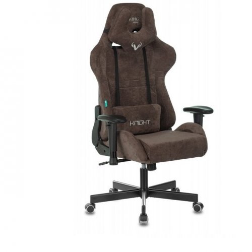 Кресло игровое Zombie VIKING KNIGHT Fabric Light-10 темно-коричневый
