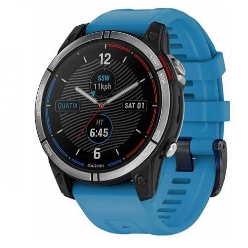 Умные часы Garmin Quatix 7W Blue Strap (010-02540-61)