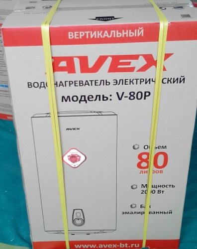 Водонагреватель Avex V-80P
