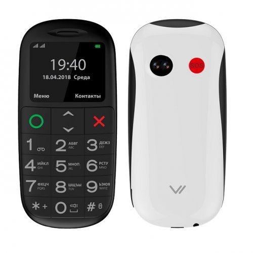 Мобильный телефон Vertex C312 Black/White