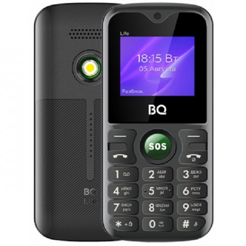 Мобильный телефон BQ 1853 Life Black/Green