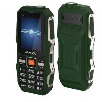 Мобильный телефон Maxvi P100 Green - фото