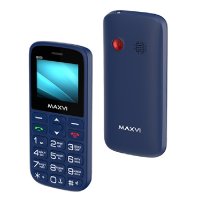 Мобильный телефон Maxvi B100 Blue - фото