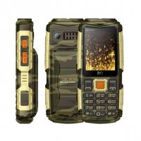 Мобильный телефон BQ BQM-2430 Tank Power (Camouflage+Silver) - фото
