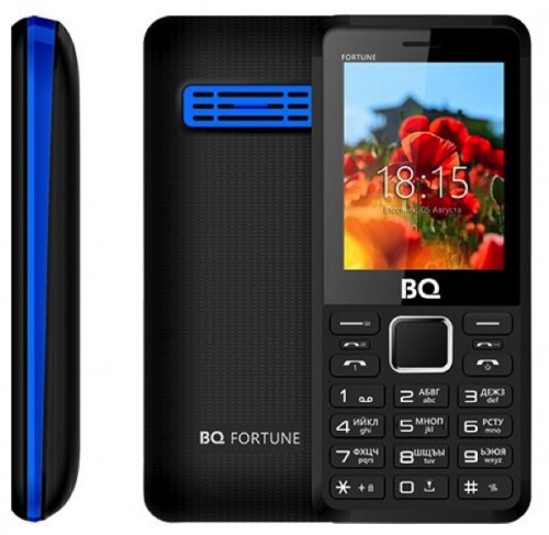 Мобильный телефон BQ BQM-2436 Fortune P (Black+Blue)