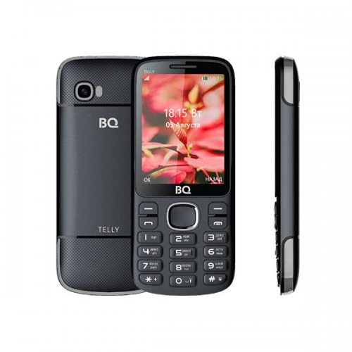 Мобильный телефон BQ BQM-2808 TELLY (black-gray)