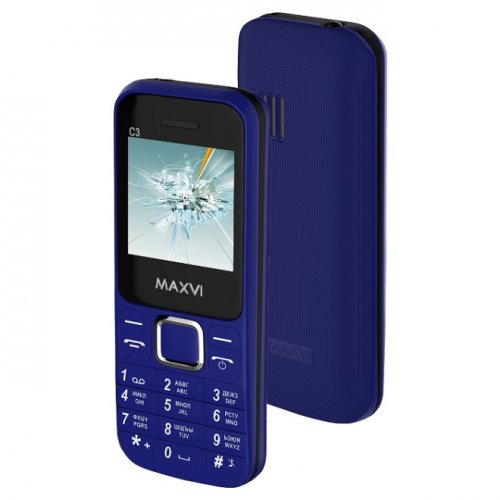 Мобильный телефон Maxvi C3 (blue)