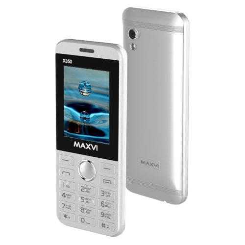 Мобильный телефон Maxvi X350 metallic silver