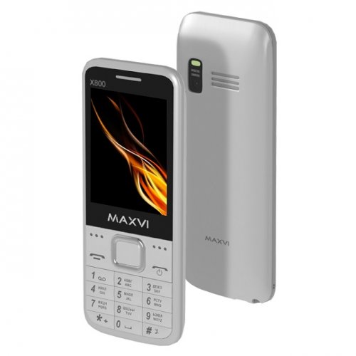 Мобильный телефон Maxvi X800 (silver)