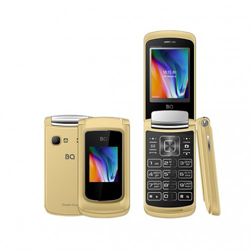 Мобильный телефон BQ BQM-2433 Dream DUO (gold)