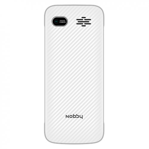 Мобильный телефон Nobby 110 white/gray