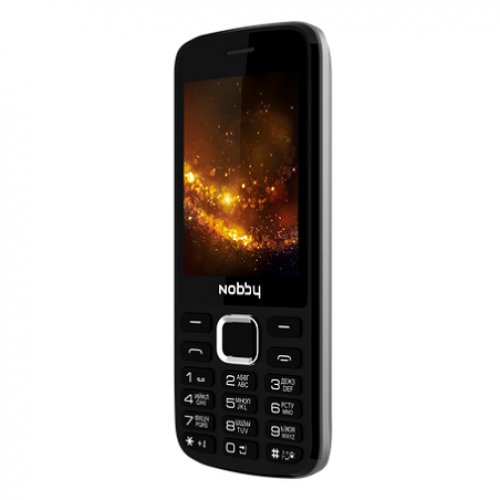 Мобильный телефон Nobby 300 black/gray