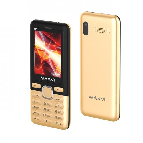 Мобильный телефон Maxvi M6 (gold)