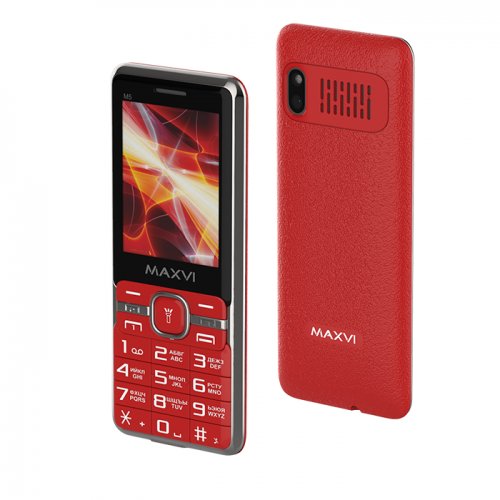 Мобильный телефон Maxvi M5 red