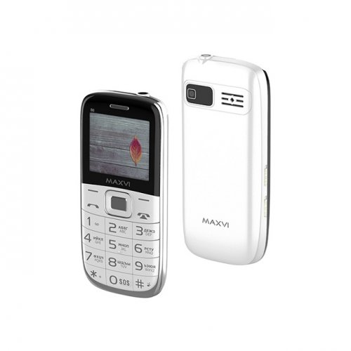 Мобильный телефон Maxvi B6 white