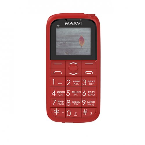 Мобильный телефон Maxvi B7 Red