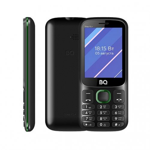 Мобильный телефон BQ BQM-2820 Step XL+ Black/Green