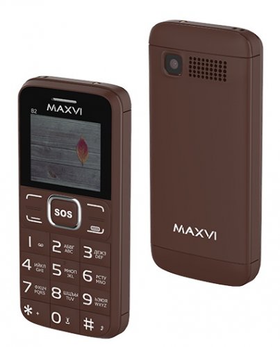 Мобильный телефон MAXVI B2 (coffee)