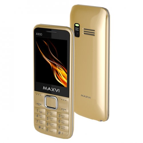 Мобильный телефон Maxvi X800 (gold)