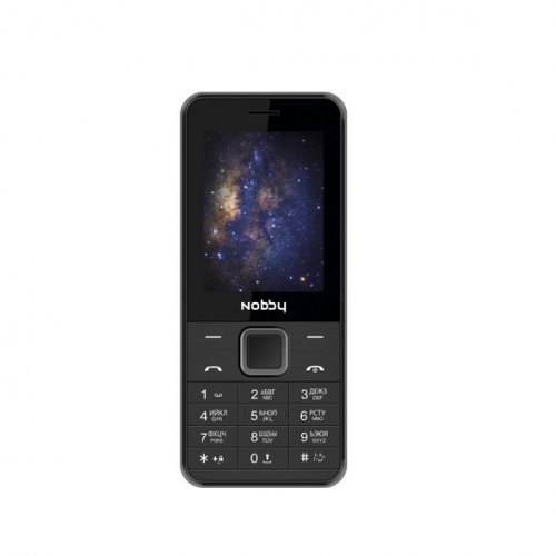 Мобильный телефон Nobby 200 Black/Grey