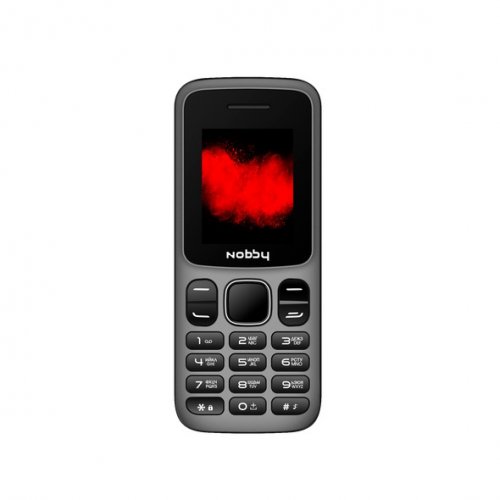 Мобильный телефон Nobby 101 Grey/Black