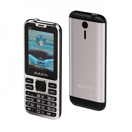 Мобильный телефон Maxvi X11 Metallic Silver