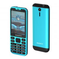 Мобильный телефон Maxvi X10 Aqua Blue - фото