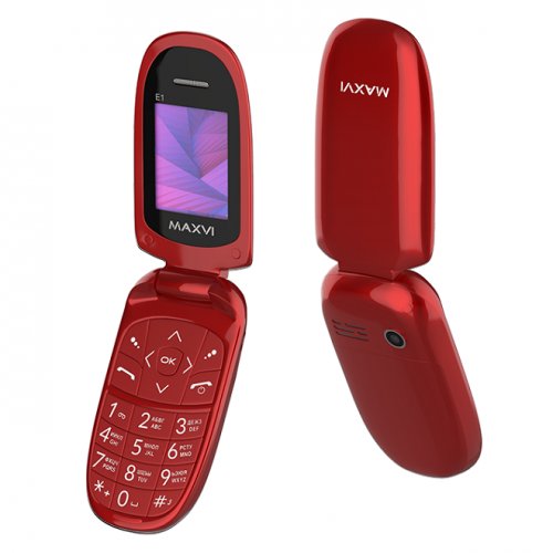 Мобильный телефон Maxvi E1 Red
