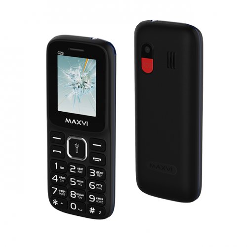 Мобильный телефон Maxvi C26 Black/Blue