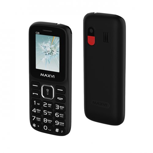 Мобильный телефон Maxvi C26 Black