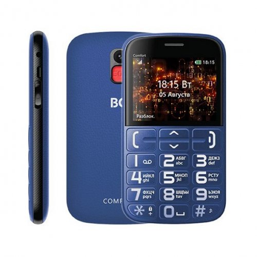 Мобильный телефон BQ 2441 Comfort Blue/Black