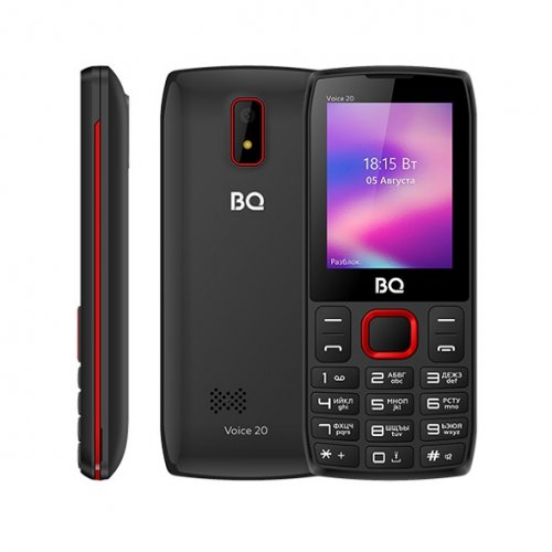 Мобильный телефон BQ 2400L Voice 20 Black/Red