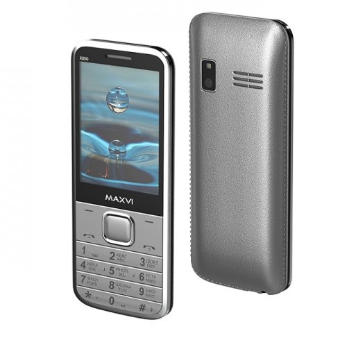 Мобильный телефон Maxvi X850 (silver)