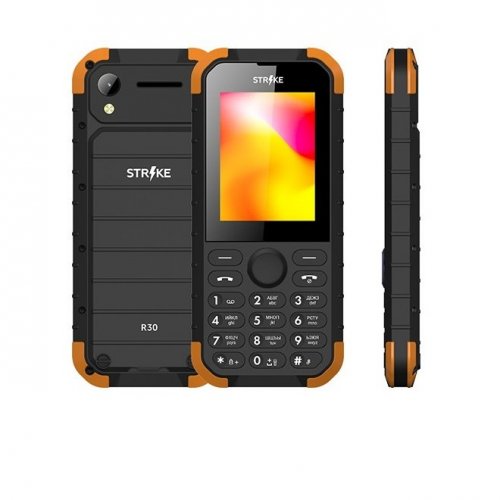 Мобильный телефон Strike R30 Black/Orange
