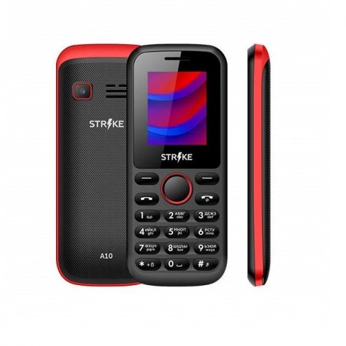 Мобильный телефон Strike A10 Black/Red