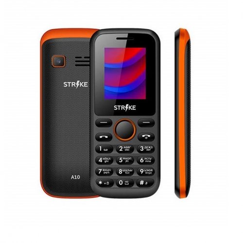 Мобильный телефон Strike A10 Black/Orange