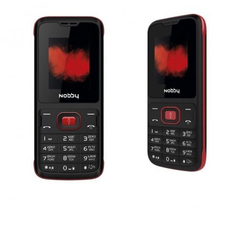 Мобильный телефон Nobby 110 Black/Red