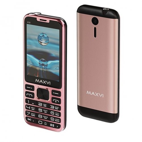 Мобильный телефон Maxvi X10 Rose Gold