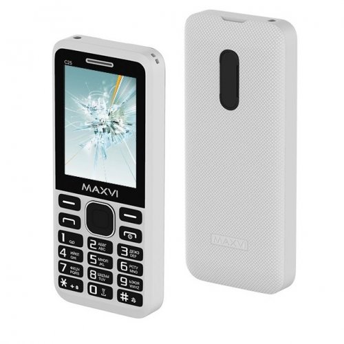 Мобильный телефон Maxvi C25 White