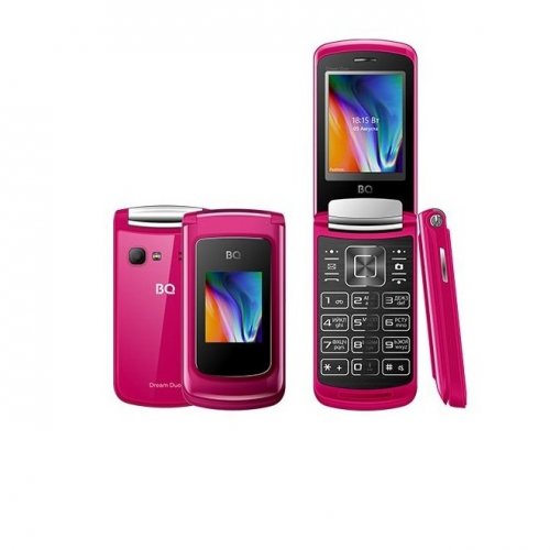 Мобильный телефон BQ 2433 Dream DUO Mirror Pink