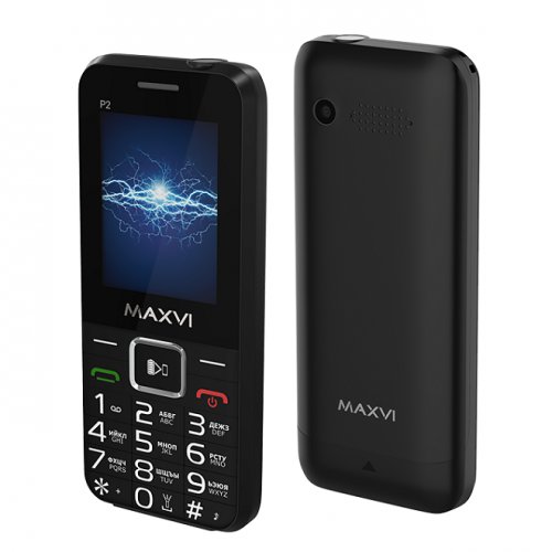 Мобильный телефон Maxvi P2 Black