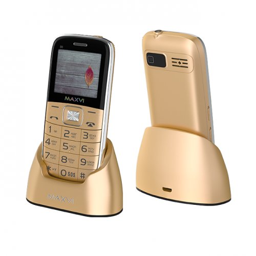 Мобильный телефон Maxvi B6 Gold