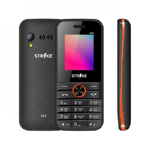 Мобильный телефон Strike A14 Black/Orange