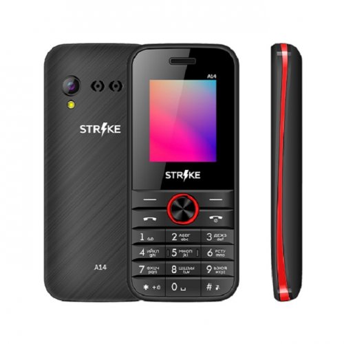 Мобильный телефон Strike A14 Black/Red