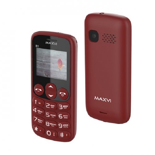 Мобильный телефон Maxvi B1 Wine Red