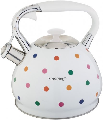 Чайник Kinghoff KH-1065 2,7л со/свист. меняет цвет